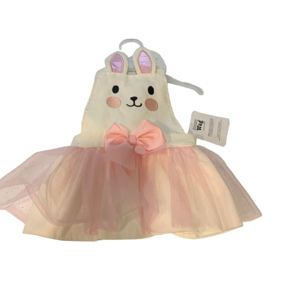 Pet Dog Female Pet Dog Simply Wag Bunny Dress Size Medium.
